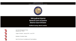 Desktop Screenshot of guilfordcountydistrictcourt.com